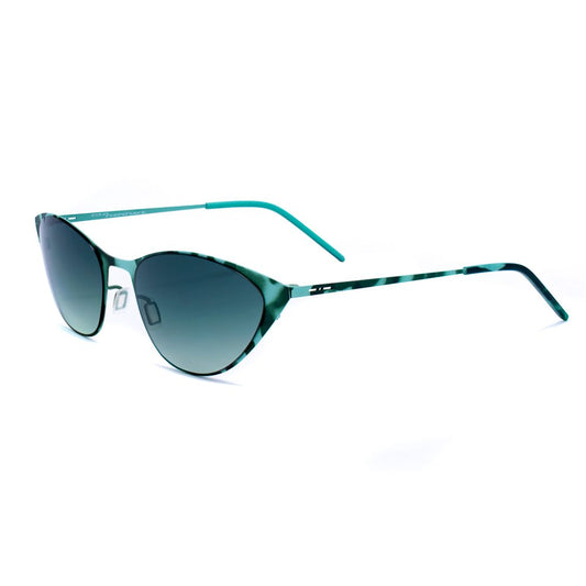 Italia Independent Grüne Metall-Sonnenbrille