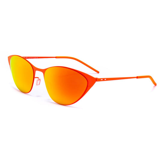Italia Independent Orangefarbene Metall-Sonnenbrille
