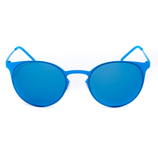 Italia Independent Blaue Metall-Sonnenbrille