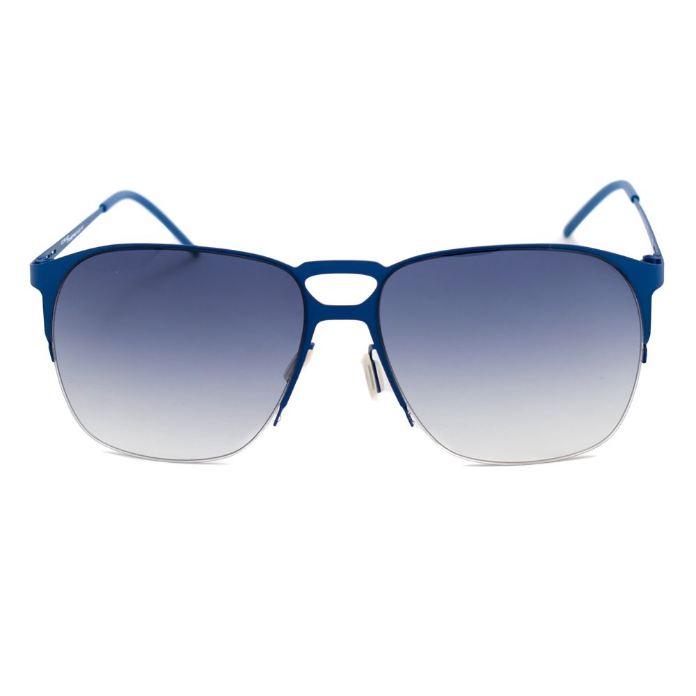 Italia Independent Blaue Metall-Sonnenbrille