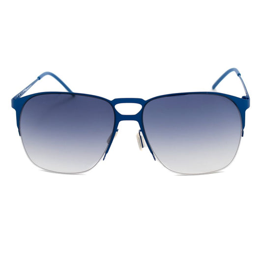 Italia Independent Blaue Metall-Sonnenbrille