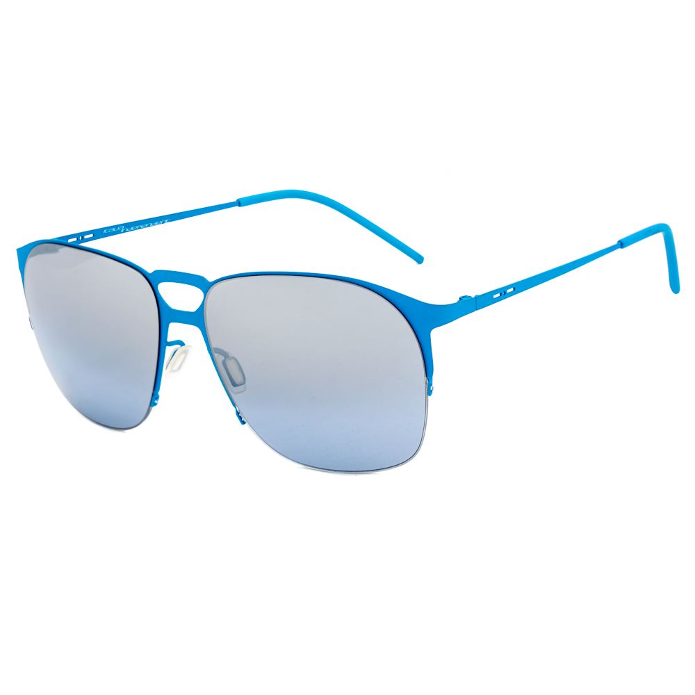 Italia Independent Blaue Metall-Sonnenbrille