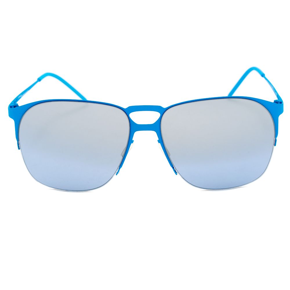 Italia Independent Blaue Metall-Sonnenbrille