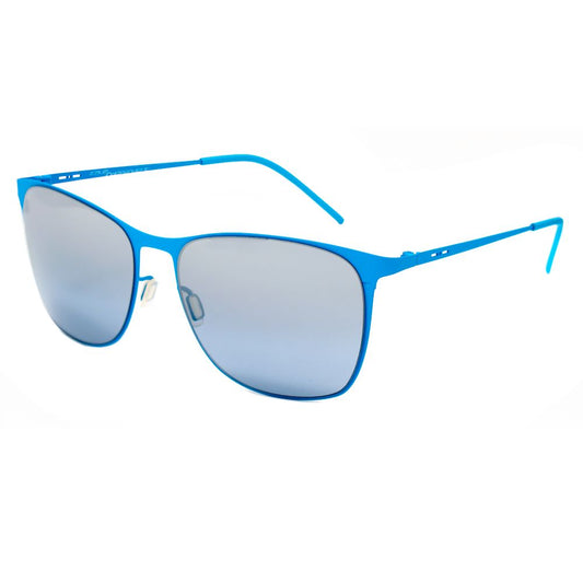 Italia Independent Blaue Metall-Sonnenbrille
