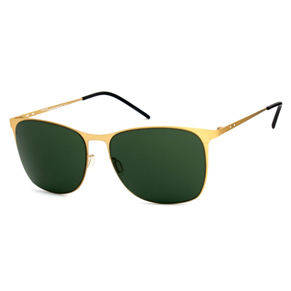 Italia Independent Goldene Metall-Sonnenbrille