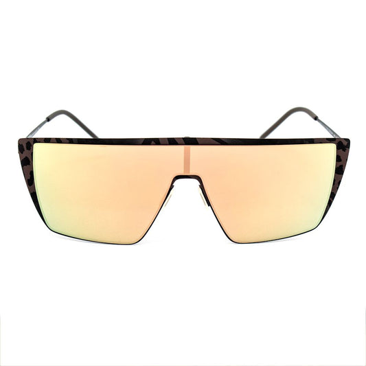 Italia Independent Braune Metall-Sonnenbrille