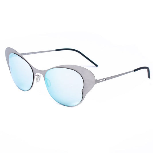 Italia Independent Silberne Metall-Sonnenbrille