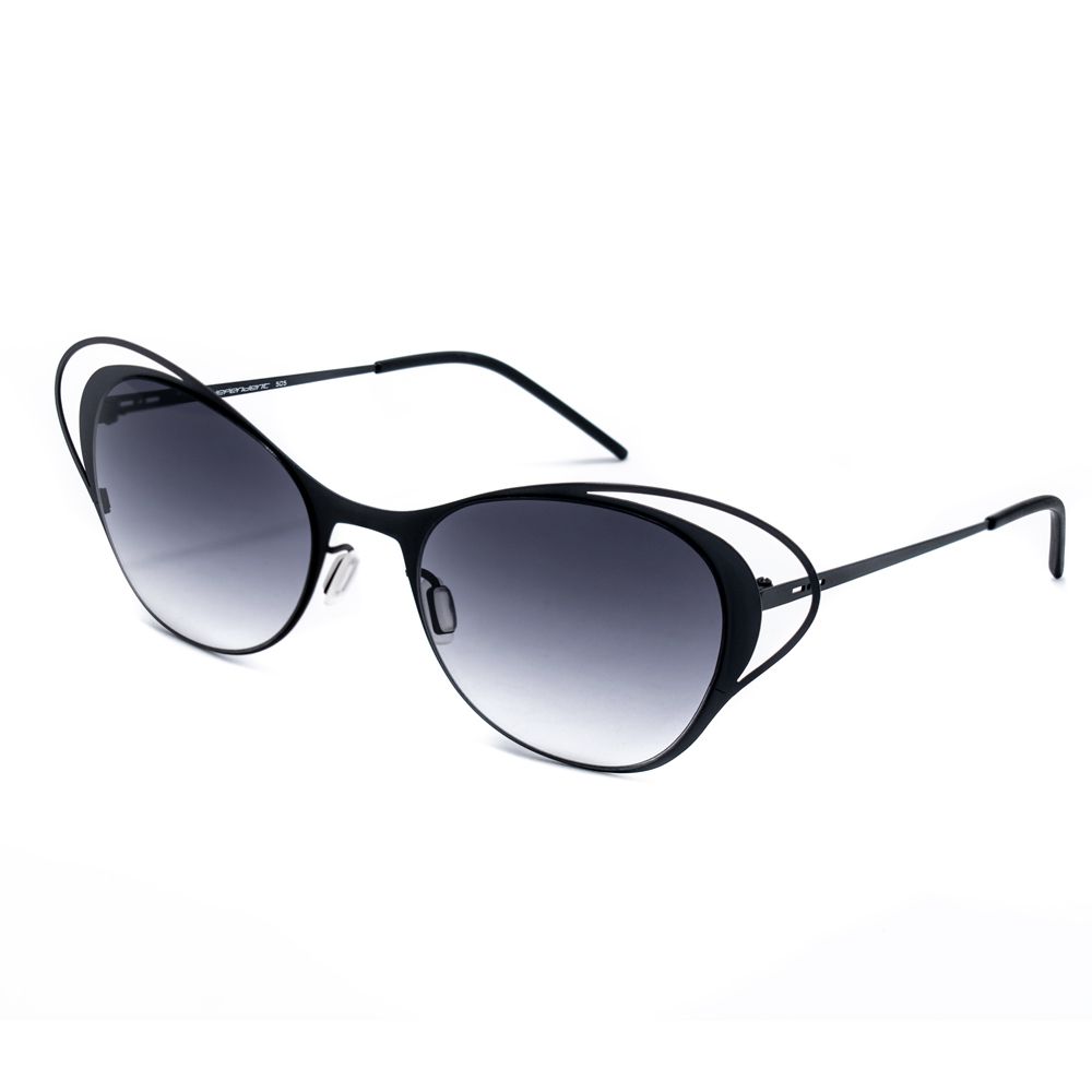 Italia Independent Schwarze Metall-Sonnenbrille