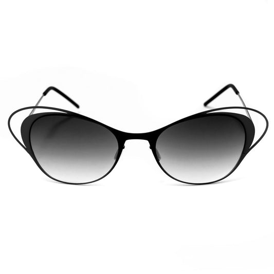 Italia Independent Schwarze Metall-Sonnenbrille