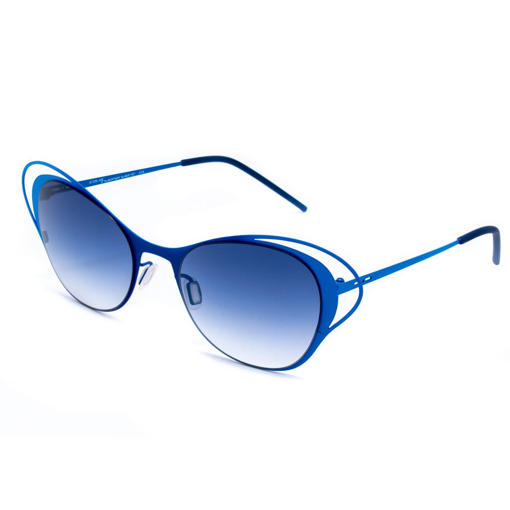 Italia Independent Blaue Metall-Sonnenbrille
