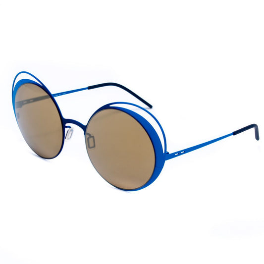 Italia Independent Blaue Metall-Sonnenbrille
