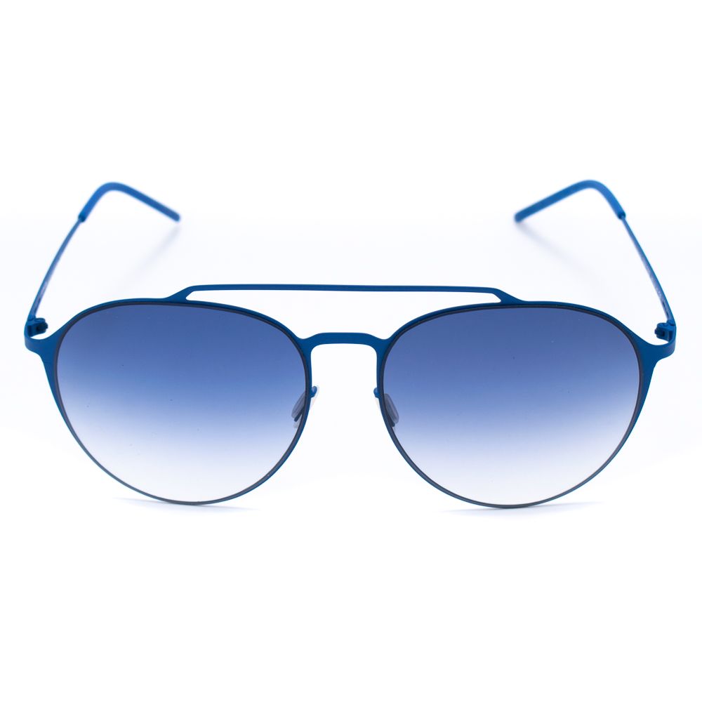 Italia Independent Blaue Metall-Sonnenbrille