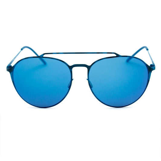 Italia Independent Blaue Metall-Sonnenbrille