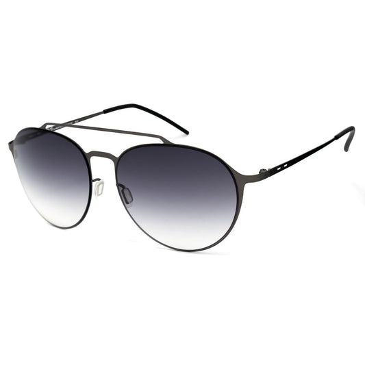 Italia Independent Graue Metall-Sonnenbrille