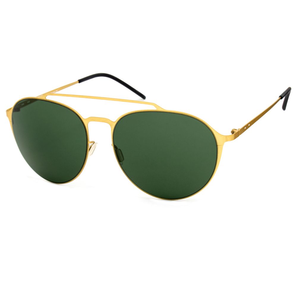 Italia Independent Goldene Metall-Sonnenbrille