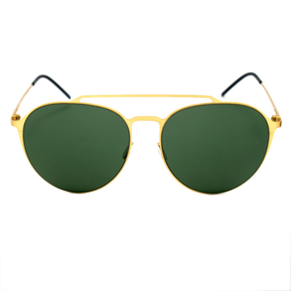 Italia Independent Goldene Metall-Sonnenbrille