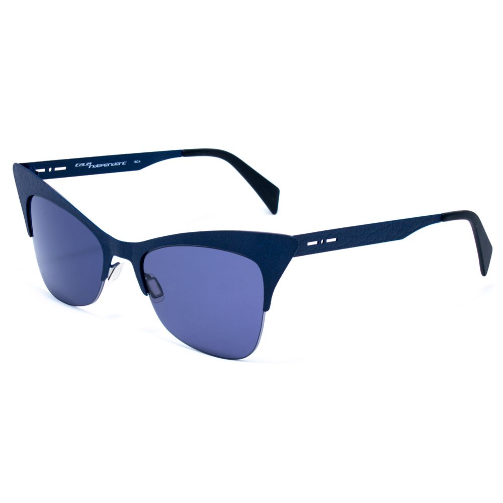 Italia Independent Blaue Metall-Sonnenbrille