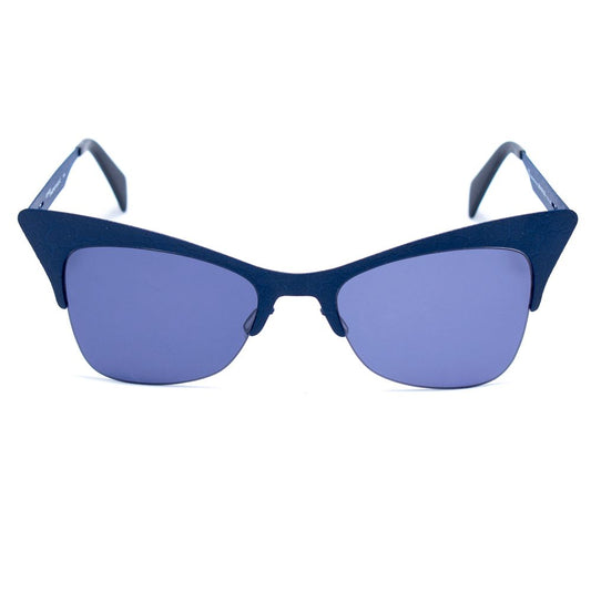 Italia Independent Blaue Metall-Sonnenbrille