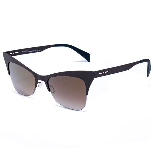 Italia Independent Schwarze Metall-Sonnenbrille