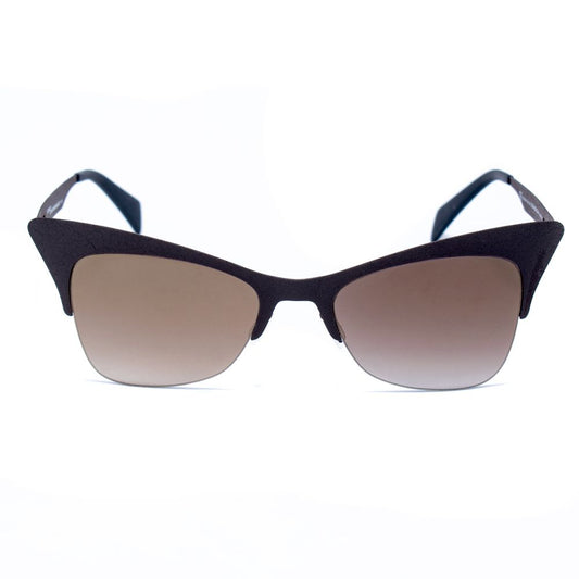 Italia Independent Schwarze Metall-Sonnenbrille