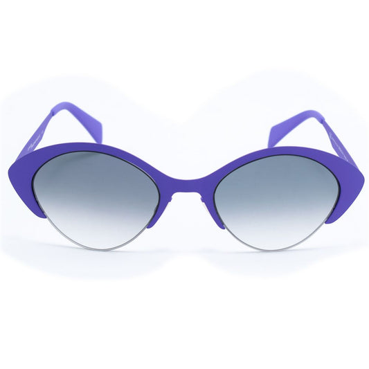 Italia Independent Lila Metall-Sonnenbrille