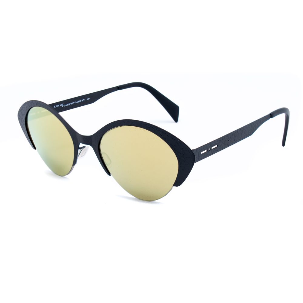Italia Independent Schwarze Metall-Sonnenbrille