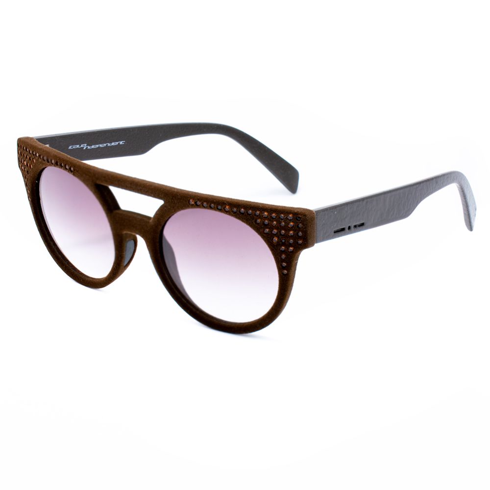 Italia Independent Braune Acetat-Sonnenbrille