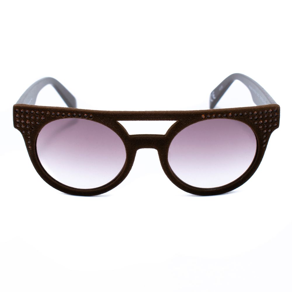 Italia Independent Braune Acetat-Sonnenbrille