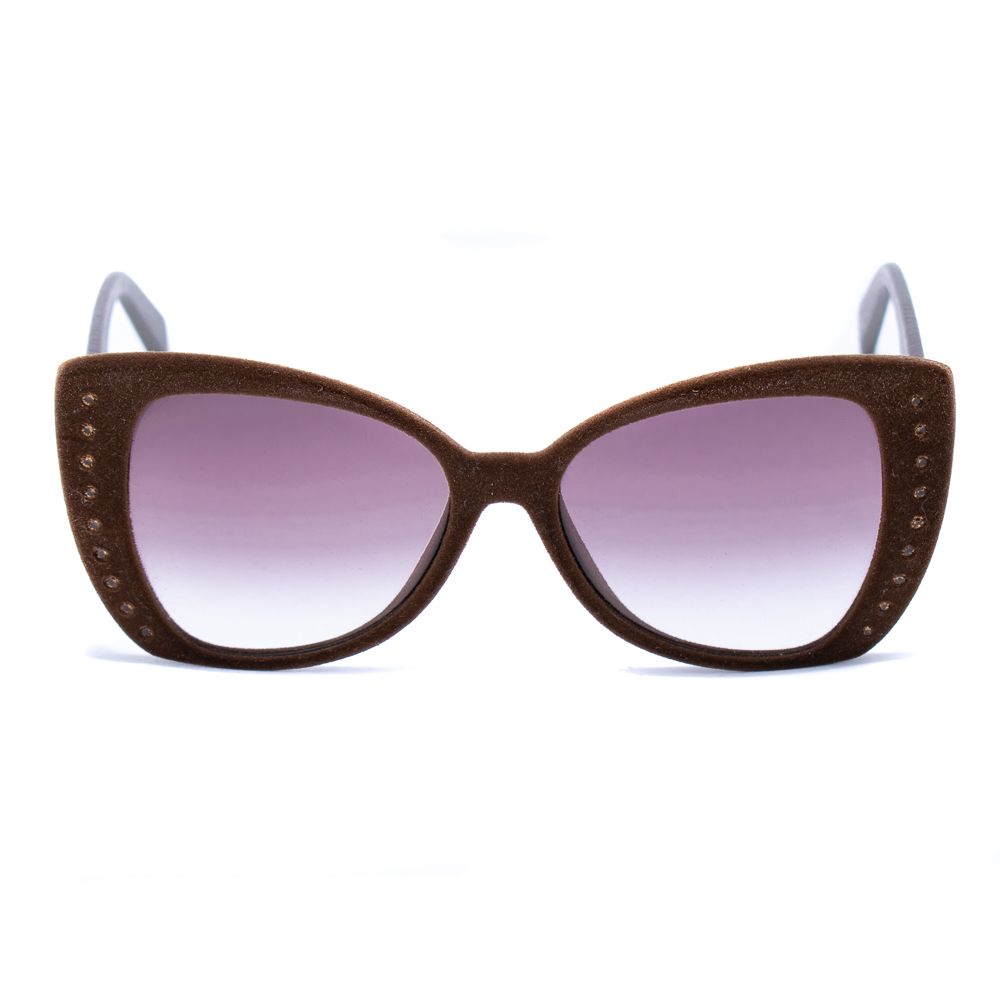 Italia Independent Braune Acetat-Sonnenbrille