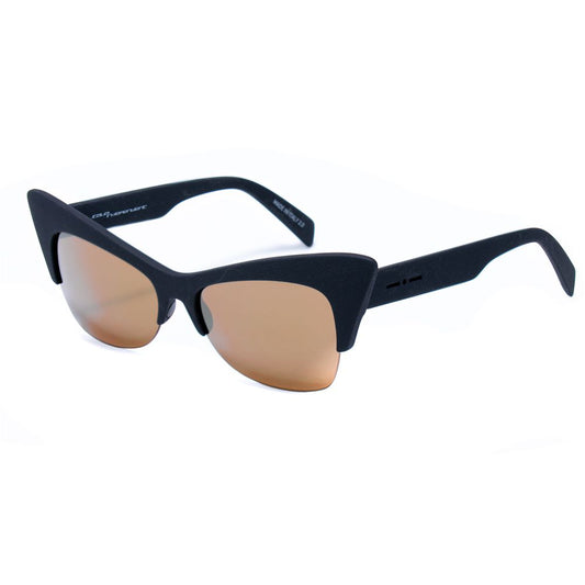 Italia Independent Schwarze Acetat-Sonnenbrille