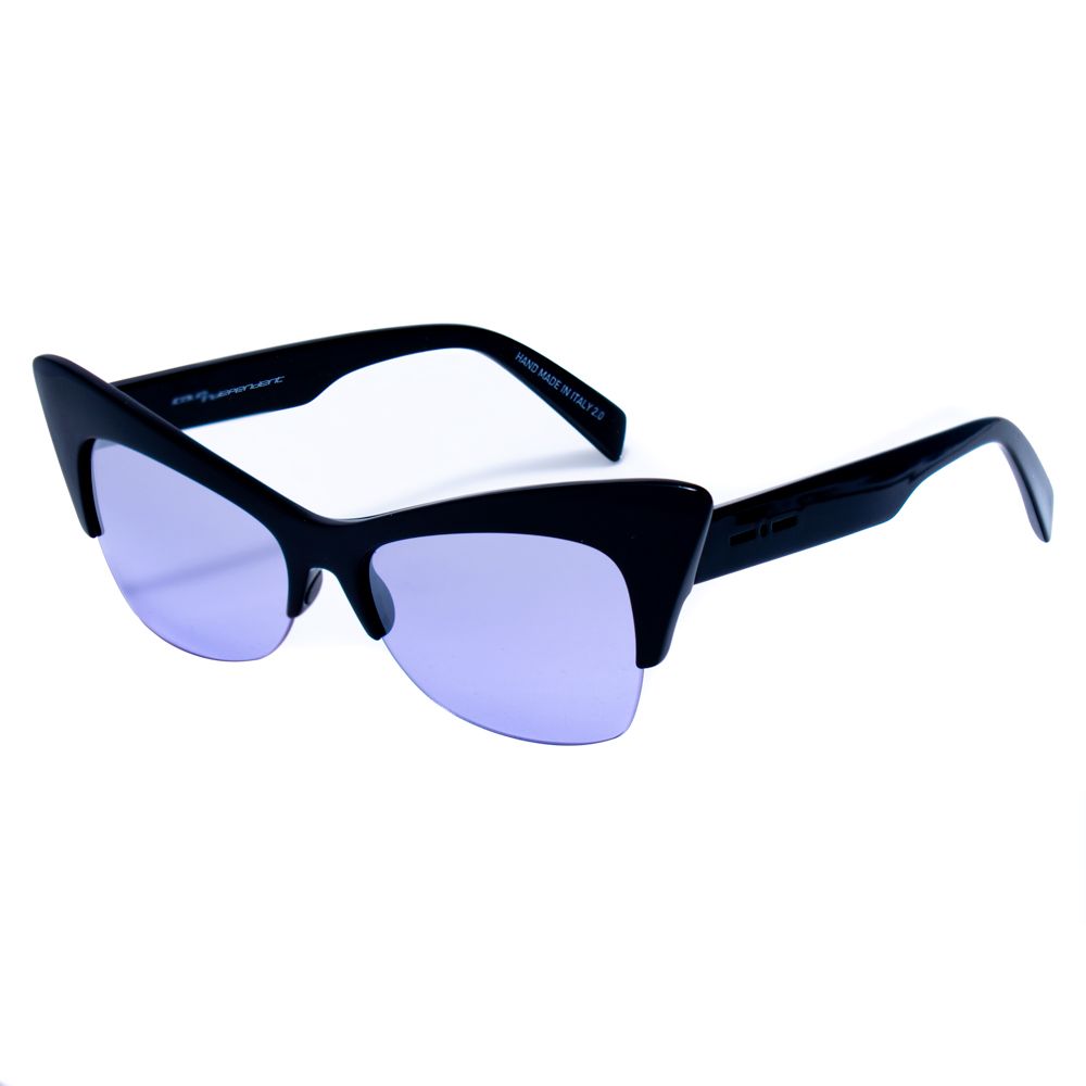 Italia Independent Schwarze Acetat-Sonnenbrille