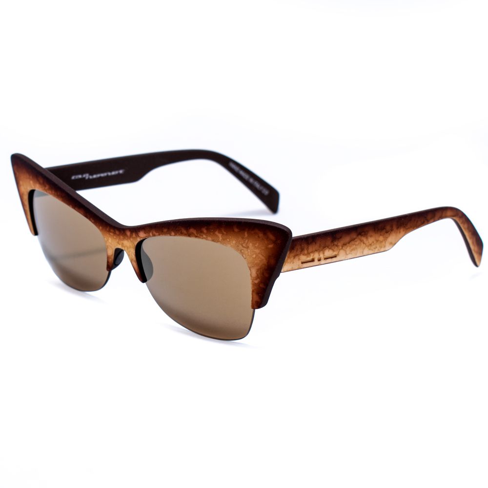 Italia Independent Braune Acetat-Sonnenbrille