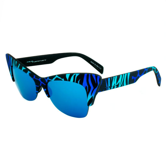 Italia Independent Blaue Acetat-Sonnenbrille