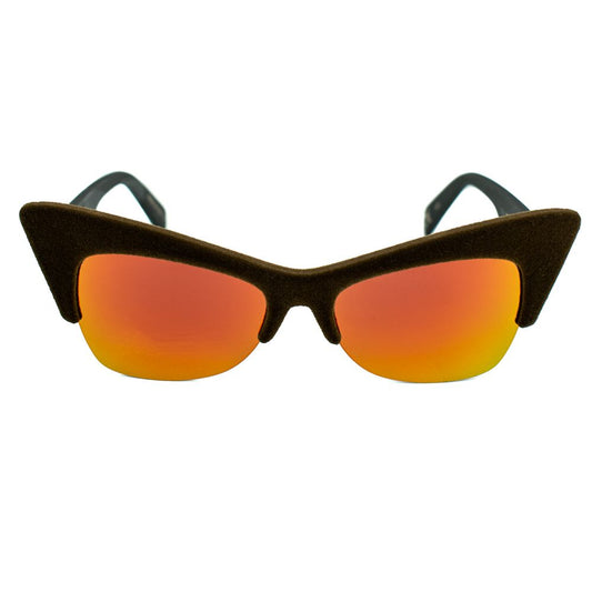 Italia Independent Braune Acetat-Sonnenbrille