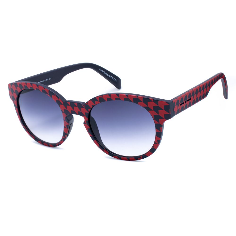 Italia Independent Rote Acetat-Sonnenbrille