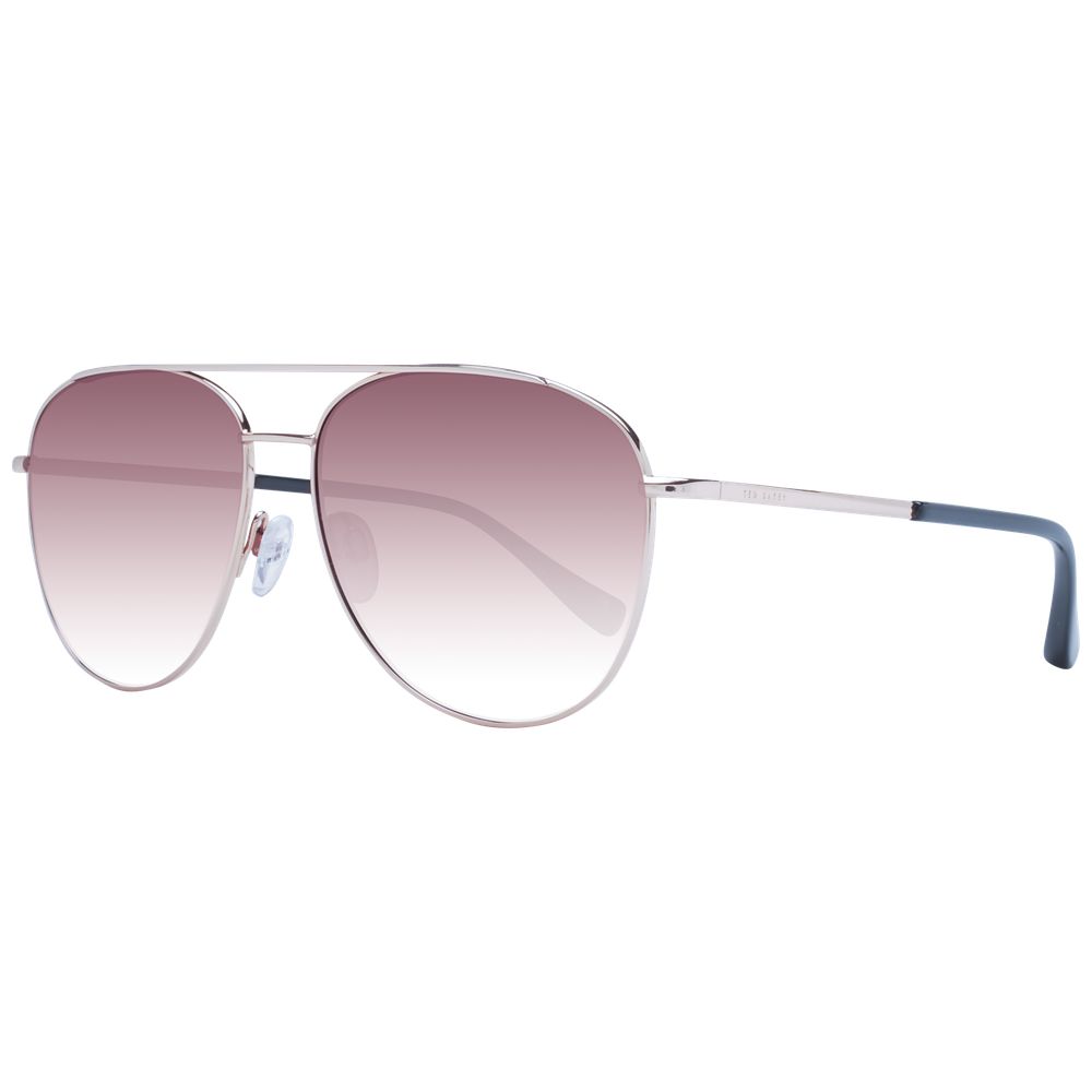 Ted Baker Sonnenbrille aus Roségold-Metall