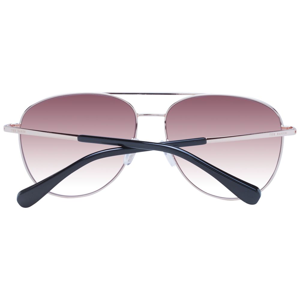 Ted Baker Sonnenbrille aus Roségold-Metall