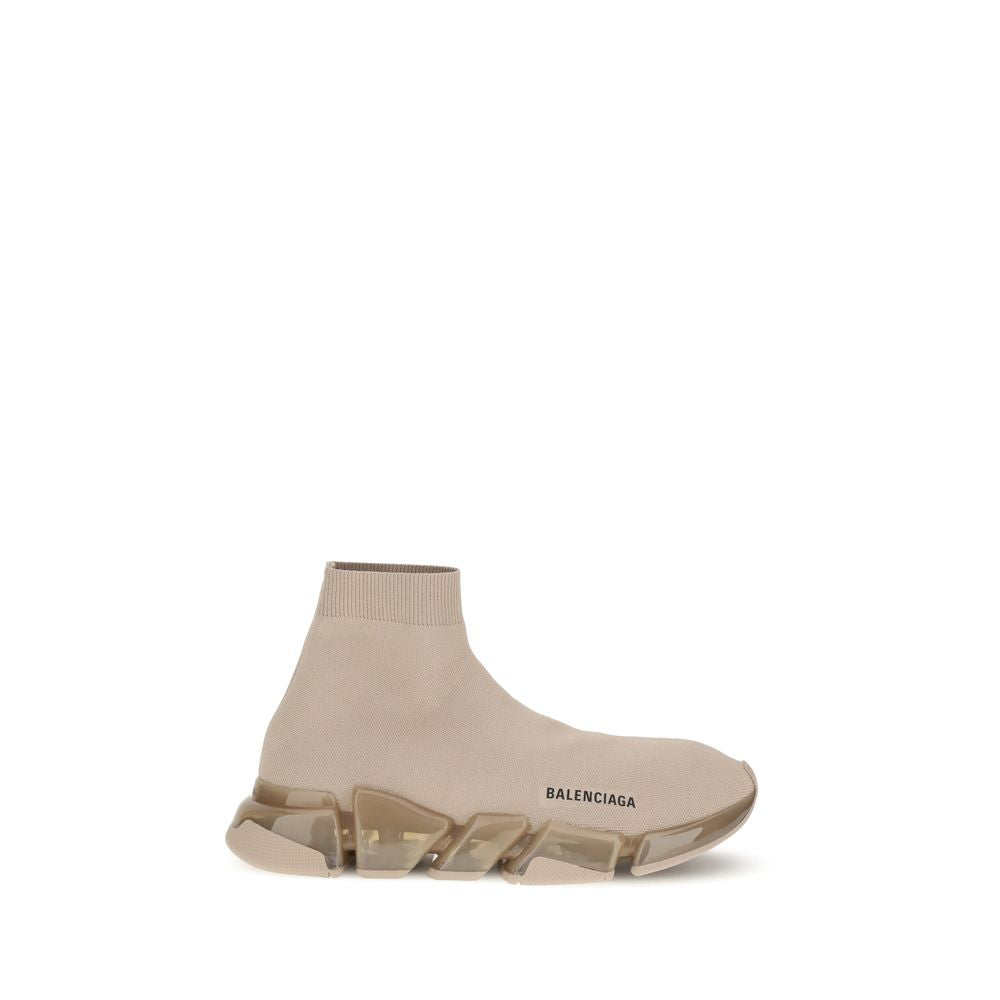 Balenciaga Beigefarbene Polyester-Sportschuhe