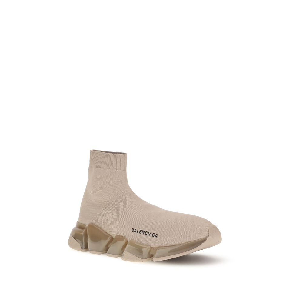 Balenciaga Beigefarbene Polyester-Sportschuhe
