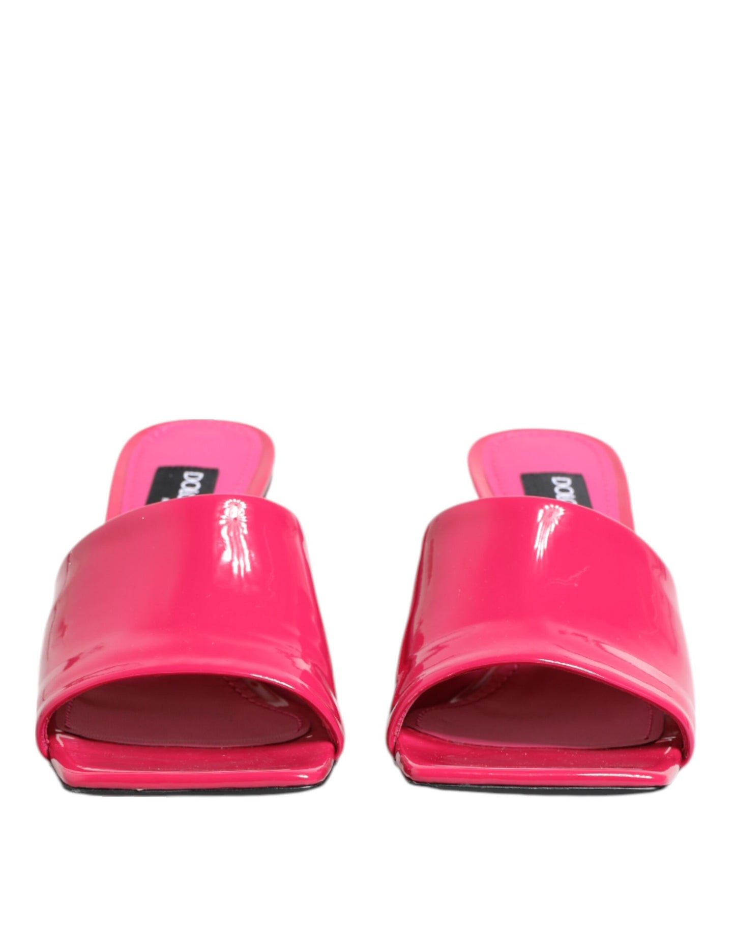 Dolce & Gabbana Rosa Offene Zehe Blockabsatz Mules Sandalen Schuhe