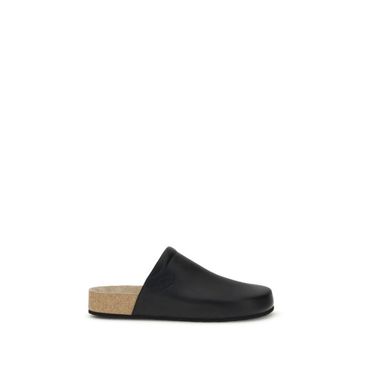 Balenciaga Schwarze Kalbsleder Bos Taurus Mules