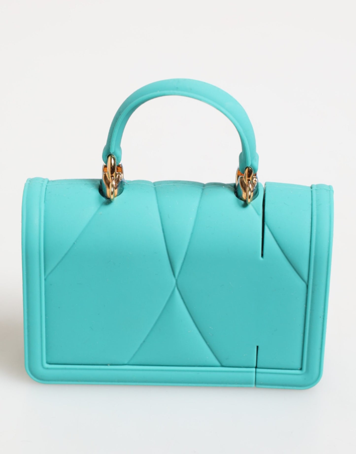 Dolce & Gabbana Türkis Silikon Hingabe Herz Abdeckung Tasche Airpods Fall