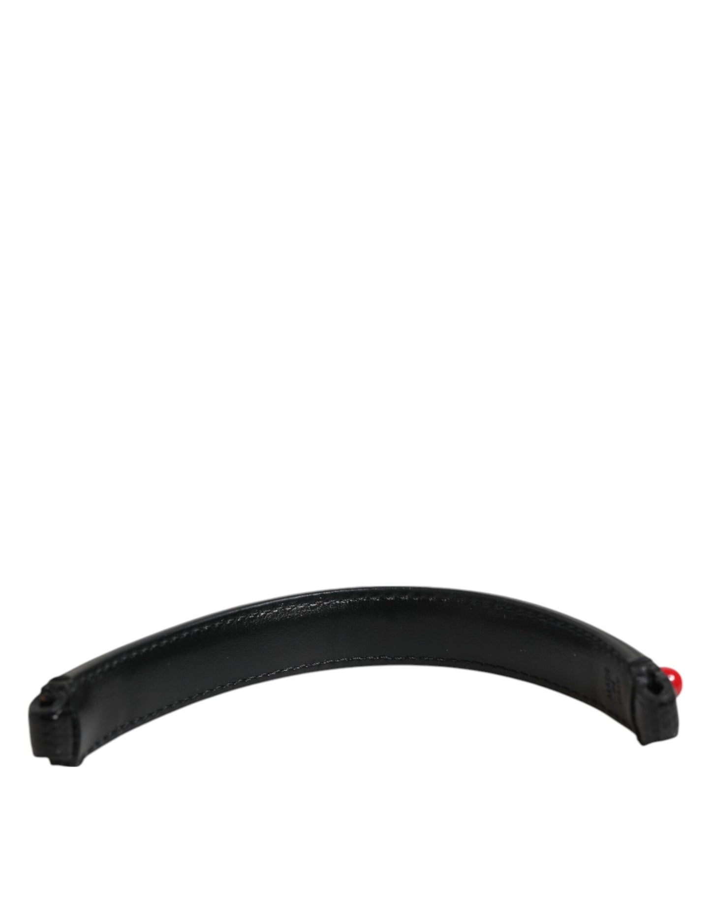 Dolce & Gabbana Schwarze verschönerte Ledertasche mit Henkel Frauen Schulterriemen