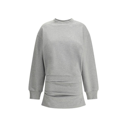 The Attico Grauer Baumwoll-Sweatshirt