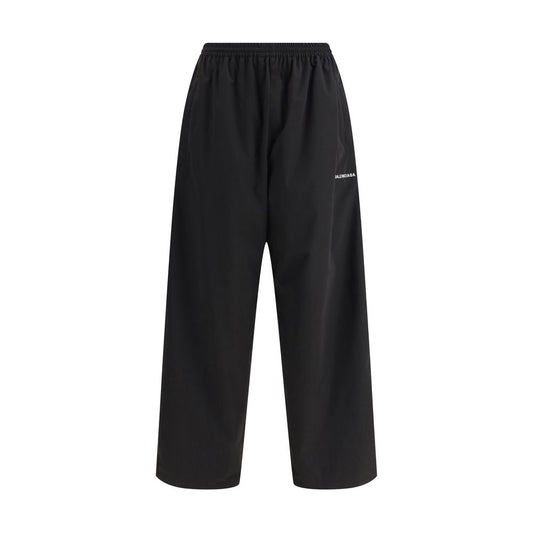 Balenciaga Schwarze Polyester-Hose für jeden Tag