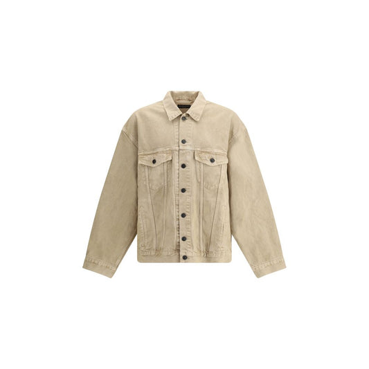 Balenciaga Beige Baumwoll-Jeansjacke