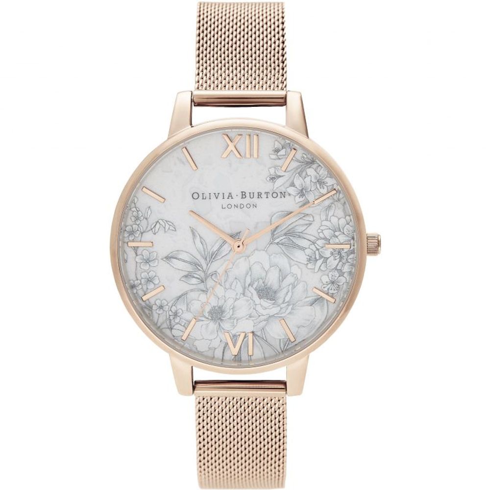 Olivia Burton Bunte Edelstahl-Dress-Watch