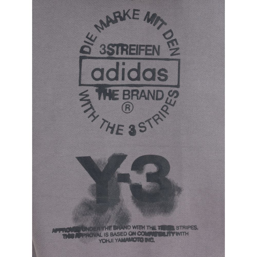 Y-3 Grauer Baumwoll-Sweatshirt
