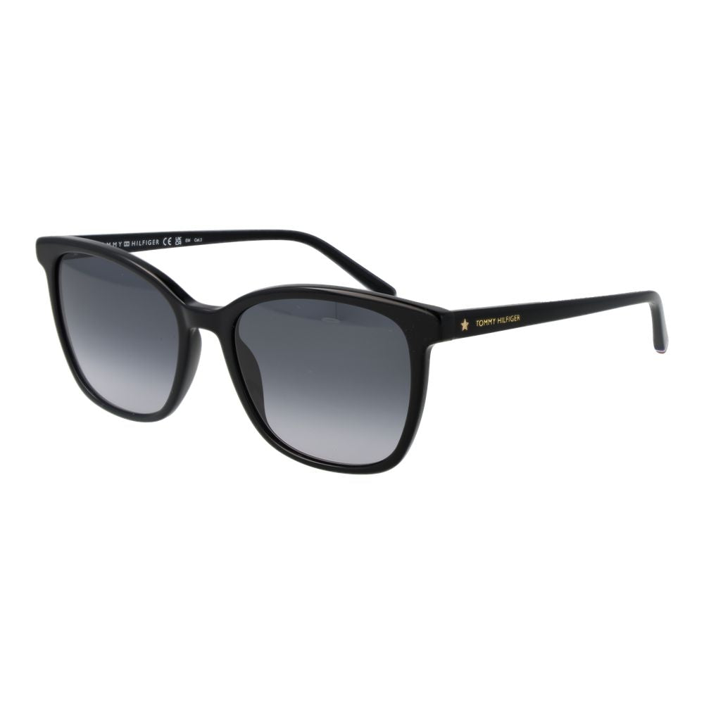Tommy Hilfiger Schwarze Sonnenbrille aus Acetat