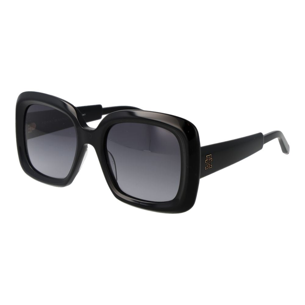 Tommy Hilfiger Schwarze Sonnenbrille aus Acetat